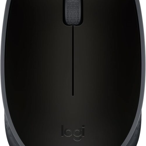 Mouse sem fio Logitech M170 com Design Ambidestro Compacto, Conexão USB e Pilha Inclusa - Preto