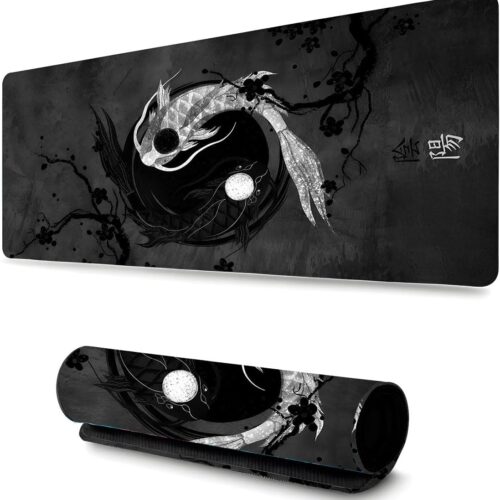 Mouse Pad Gamer Profissional Grande Confortavél Anti Derrapante 90x40 - Yin Yang