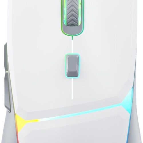 Mouse Gamer Crusader 12800 DPI Branco Fortrek