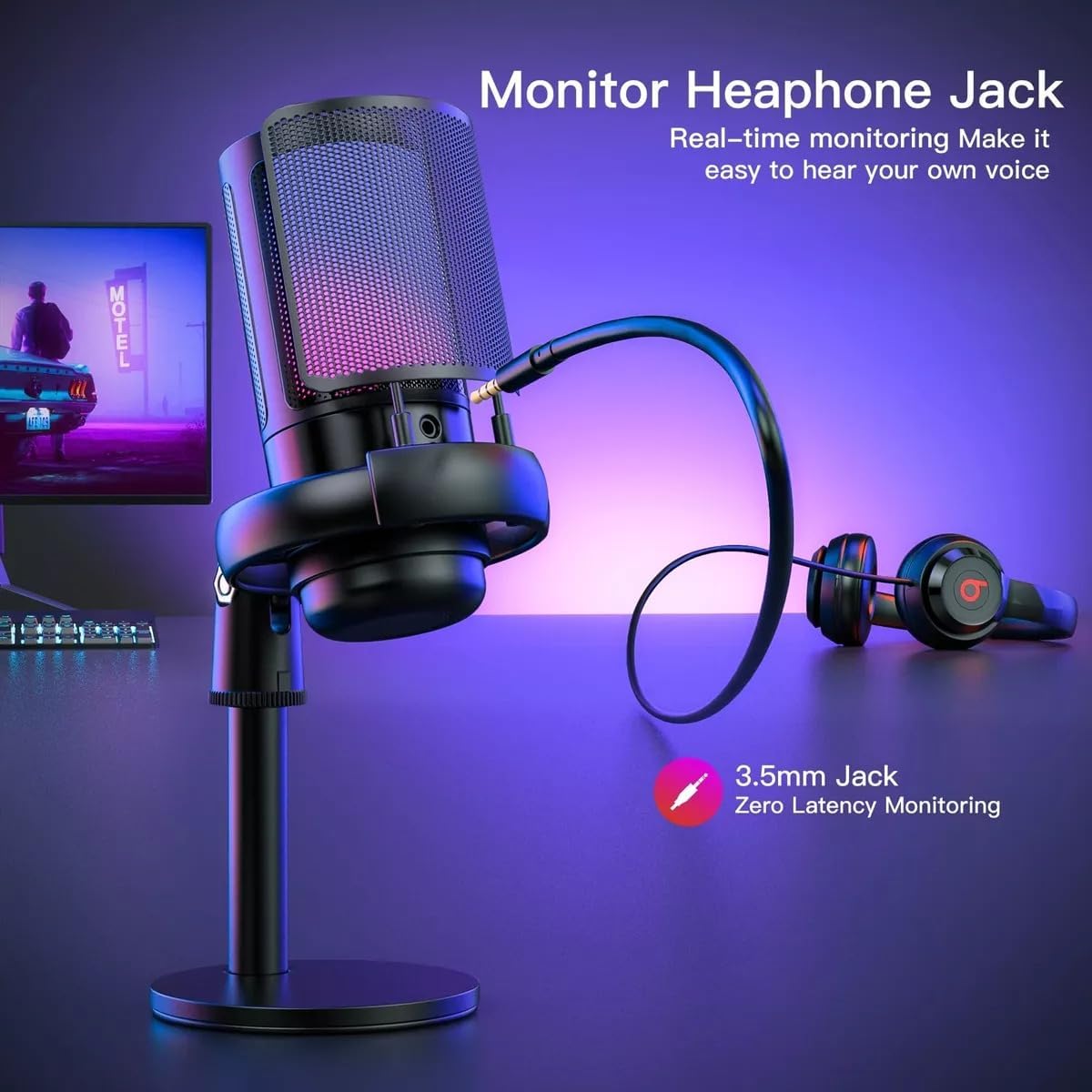 Microfone RGB Condensador - Imagem 5