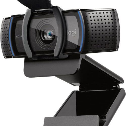 Webcam Full HD Logitech C920s com Microfone Embutido e Proteção de Privacidade para Chamadas e Gravações em Video Widescreen 1080p - Compatível com Logitech Capture