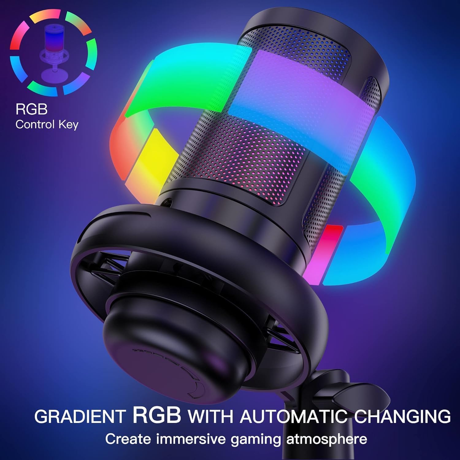Microfone RGB Condensador - Imagem 6