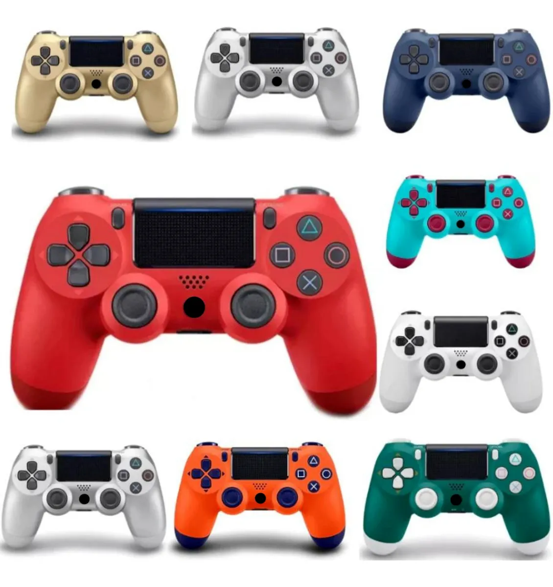 Controle Colorido Sem Fio Compativel Ps4/PC - Imagem 2